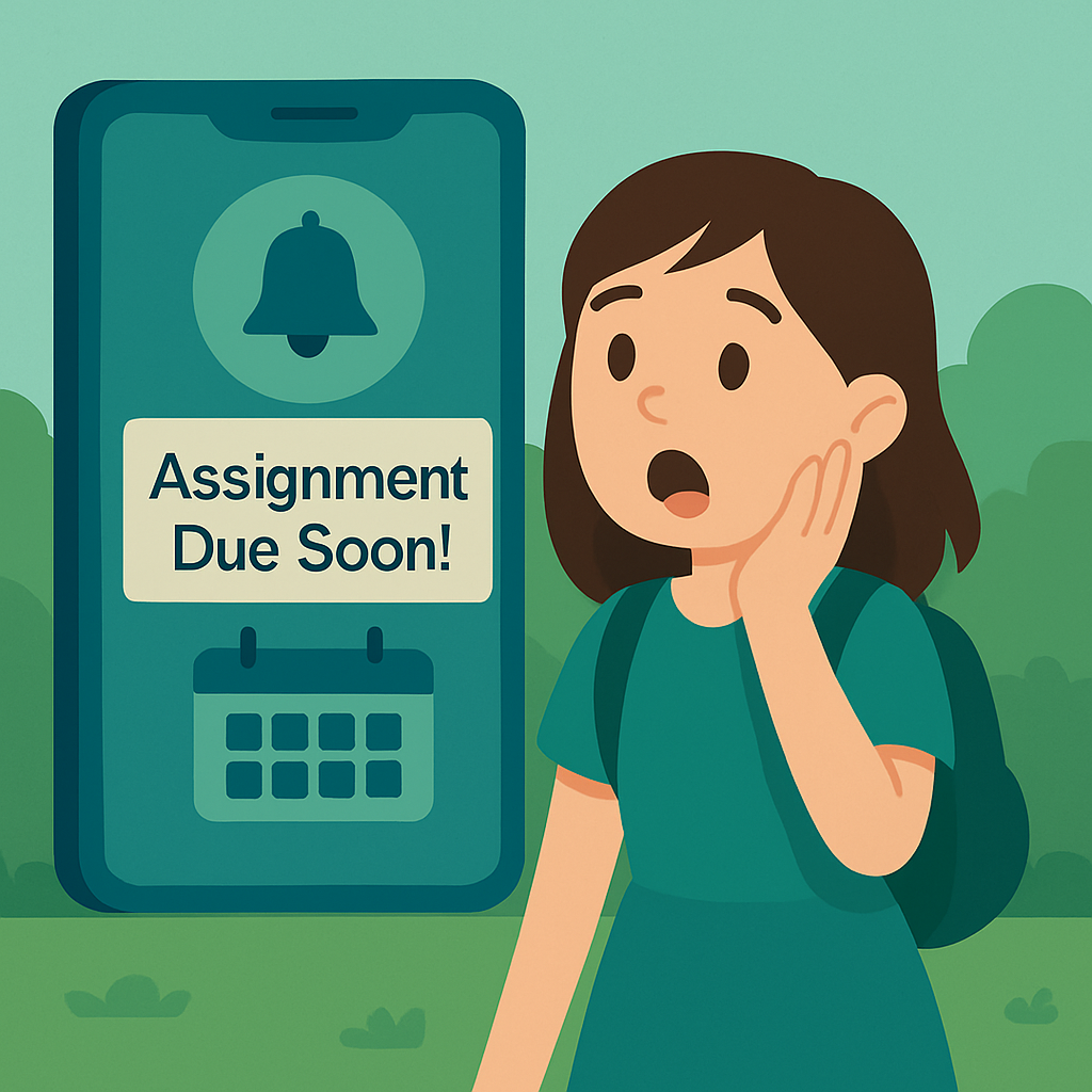 Nhắc nhở deadline học tập